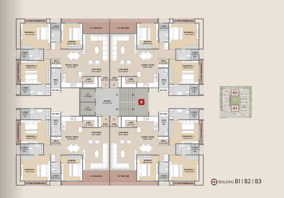  the prestige A1 Cluster Plan