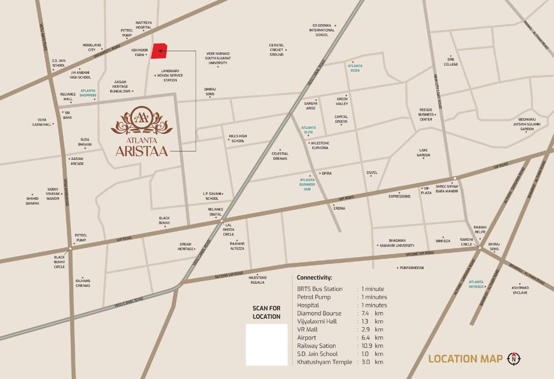  the prestige Location Plan
