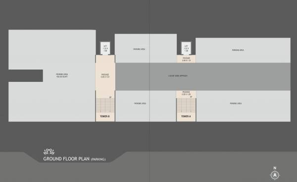  aadikara-enclave A To B Cluster Plan For Ground Floor