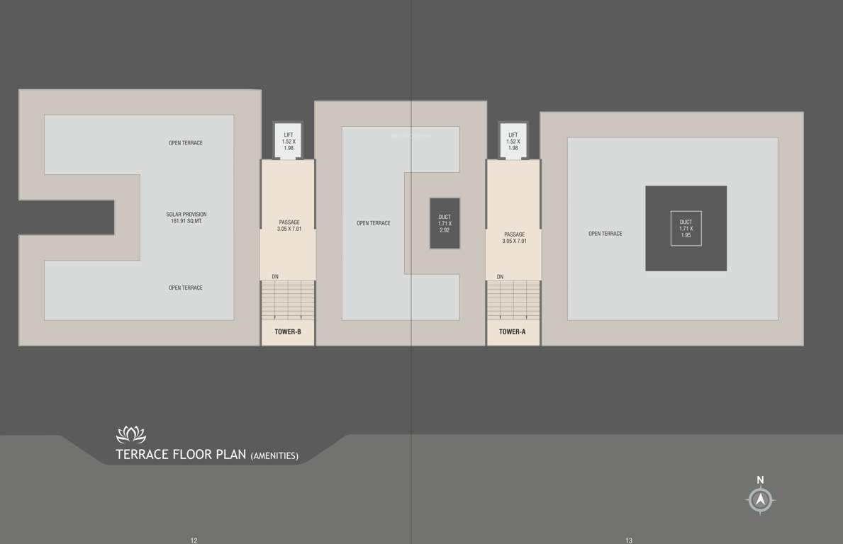  aadikara enclave A To B Terrace Cluster Plan
