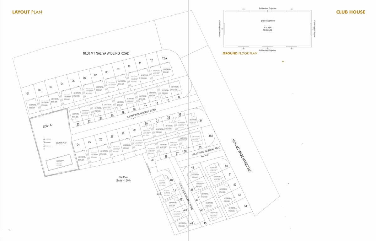  sparsh villa Layout Plan