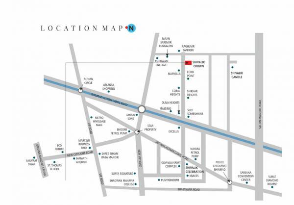 Location Plan shivalik-crown Location Plan