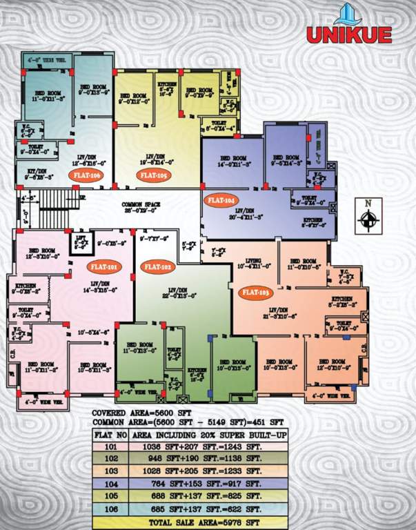 galaxy apartment Galaxy Apartment Typical Cluster Plan