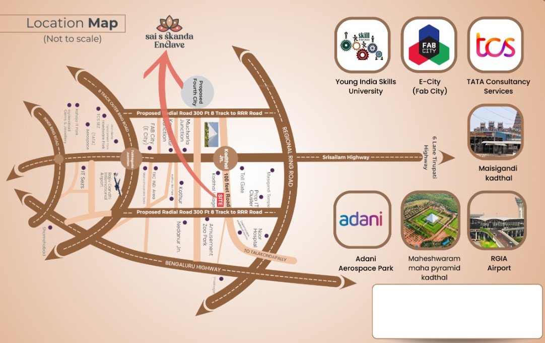  sai s skanda enclave Location Plan