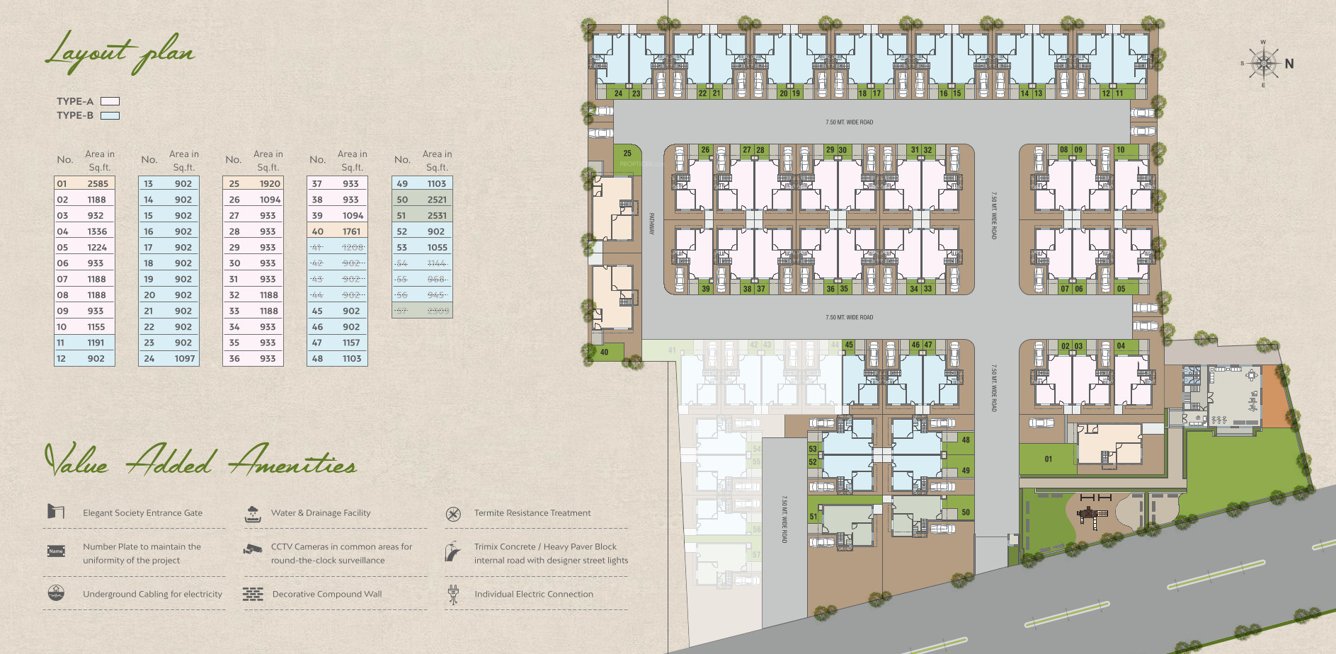 sahaj prime Layout Plan