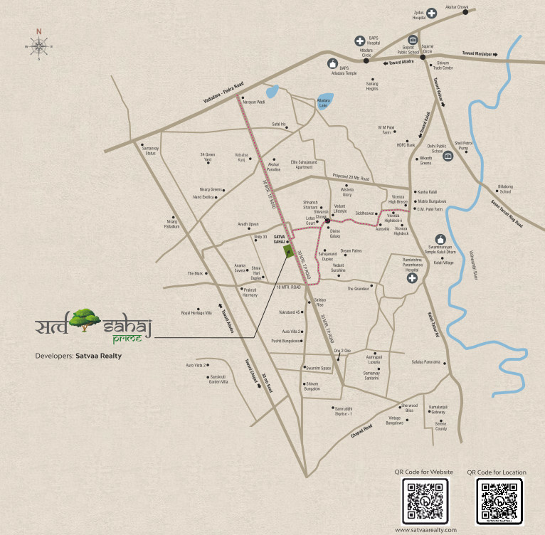 sahaj prime Location Plan