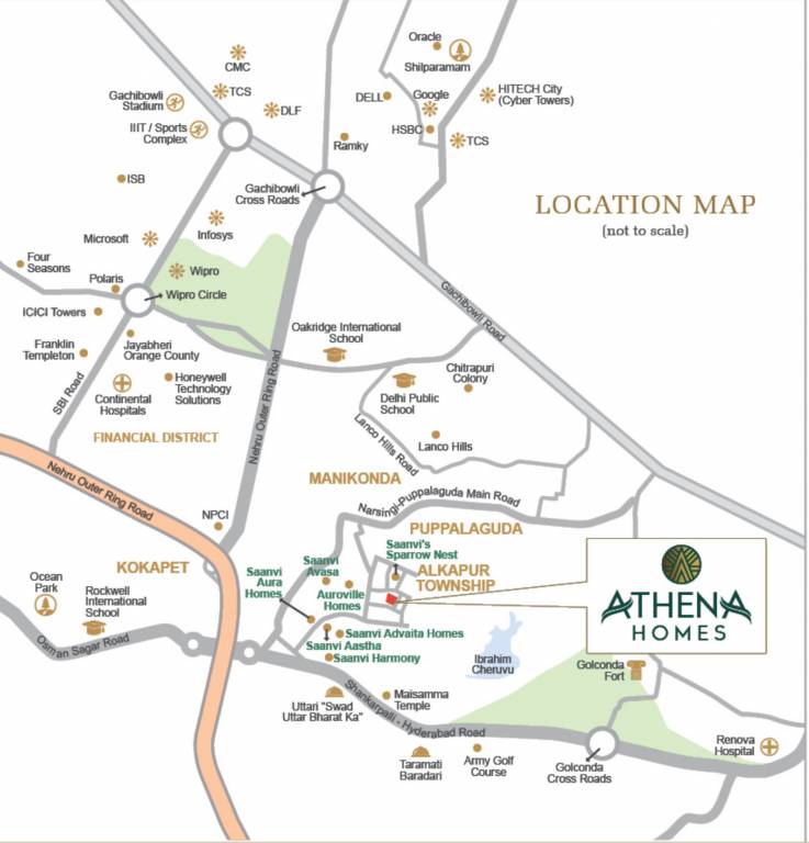  athena homes b Location Plan