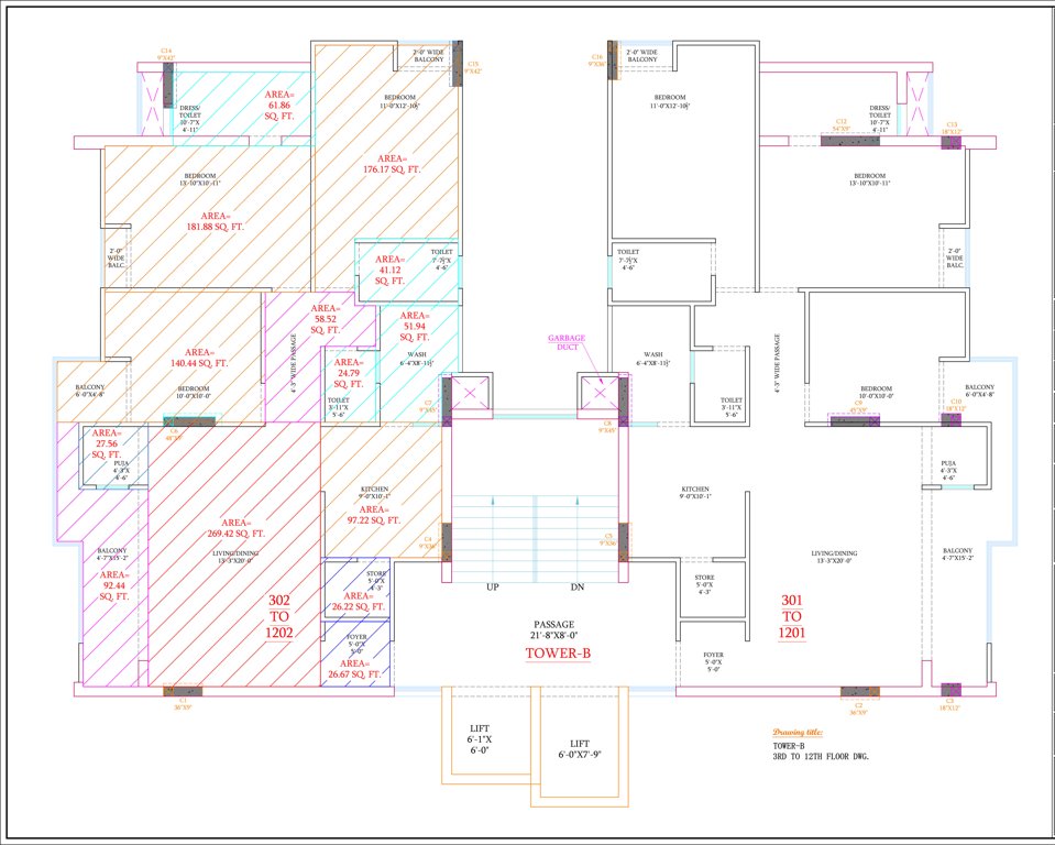 clublife B Cluster Plan
