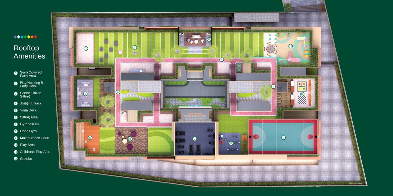  prism city Building 1 Cluster Plan