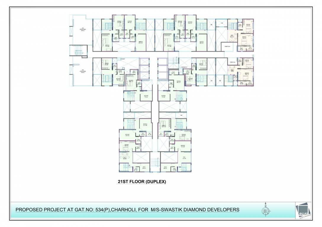  prism city Building 1 Cluster Plan