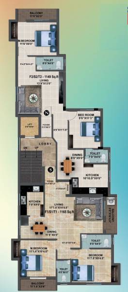  tiara Tiara Cluster Plan From 1st To 3rd Floor