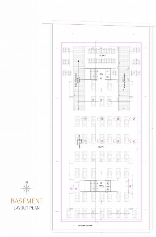  serenity homes A To B Basement Cluster Plan
