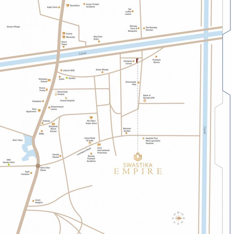swastika empire Location Plan