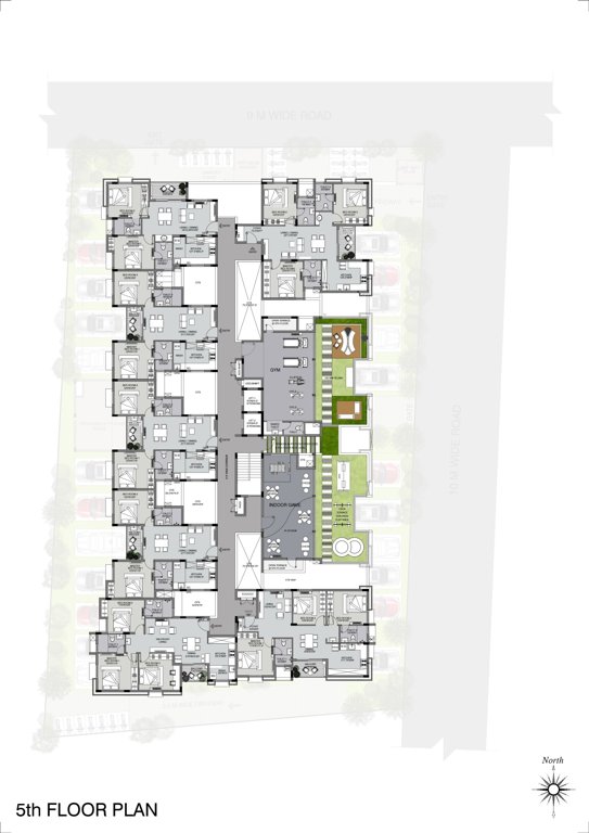 kosmos orbiz Urbando Orbiz Cluster Plan for 5th Floor