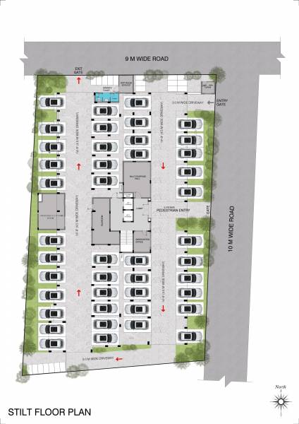 Urbando Orbiz Stilt Cluster Plan kosmos-orbiz Urbando Orbiz Stilt Cluster Plan