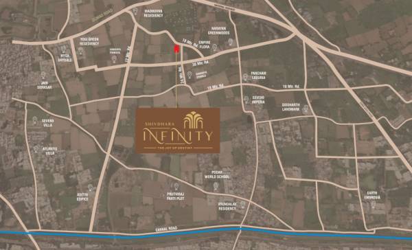  shivdhara-infinity Location Plan