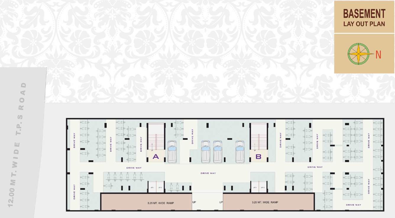  copper 84 A, B Basement Cluster Plan