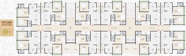  copper-84 A, B Cluster Plan For 1st Floor