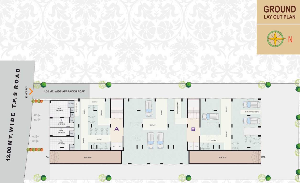  copper 84 A, B Ground Cluster Plan