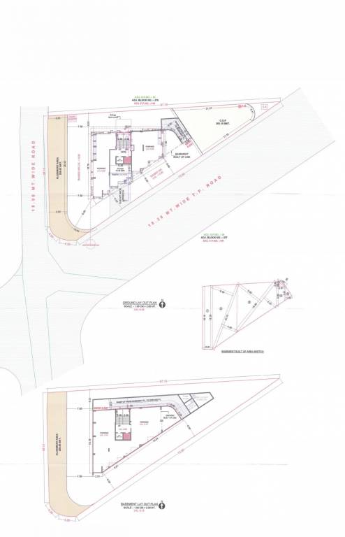  burj Burj Cluster Plan for Basement Floor