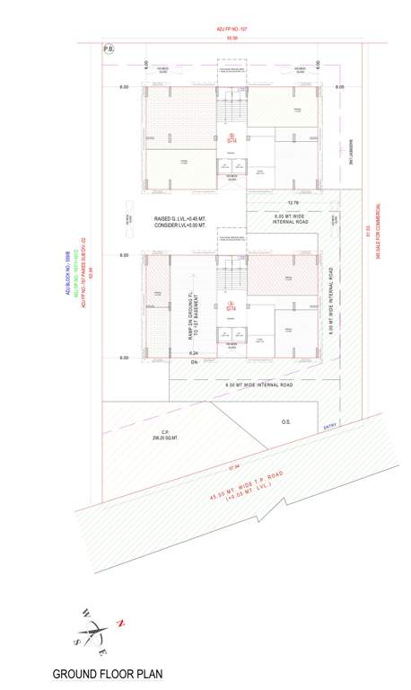 laxmimantra heritage Block A And B Cluster Plan for ground Floor