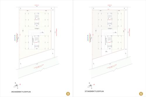 Block A And B Cluster Plan from 1st to 2nd Basement laxmimantra-heritage Block A And B Cluster Plan from 1st to 2nd Basement