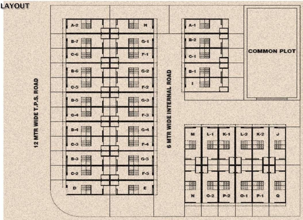  al khayber residency Layout Plan