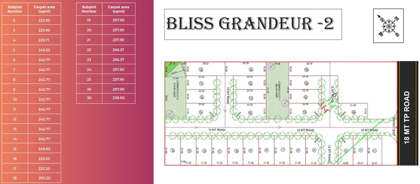  bliss grandeur 2 Layout Plan