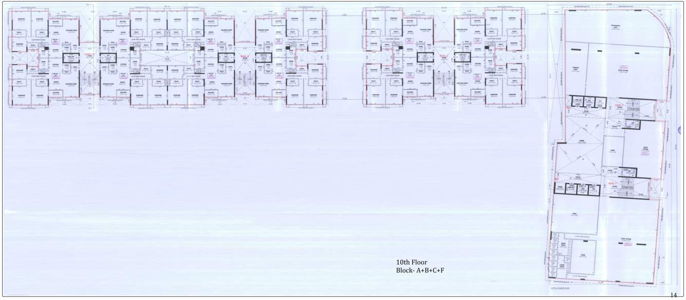  one51 A, B, C, F 10th Floor Cluster Plan
