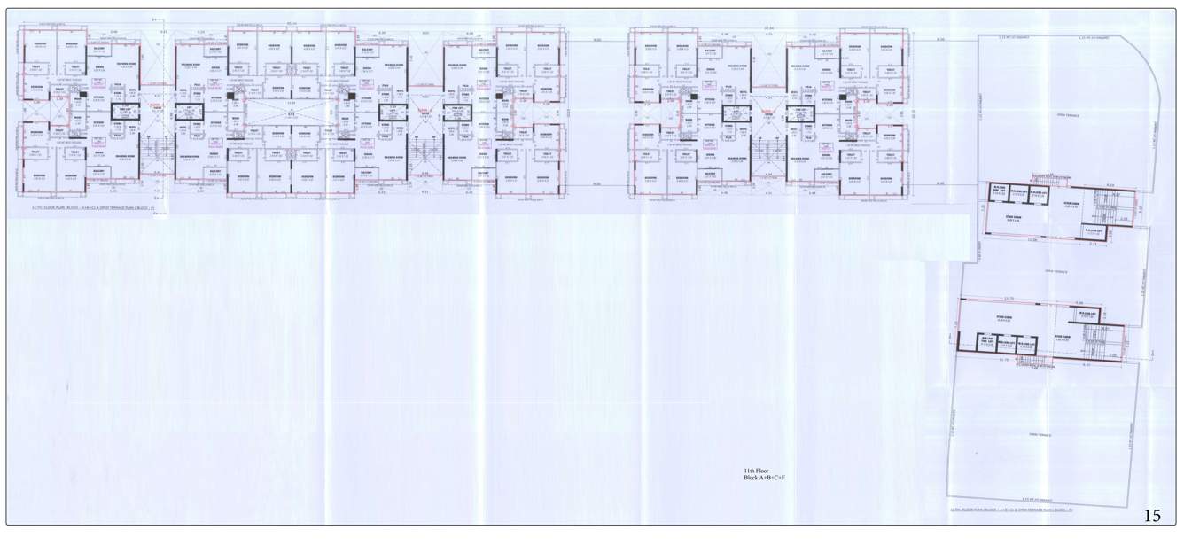 one51 A, B, C, F 11th Floor Cluster Plan