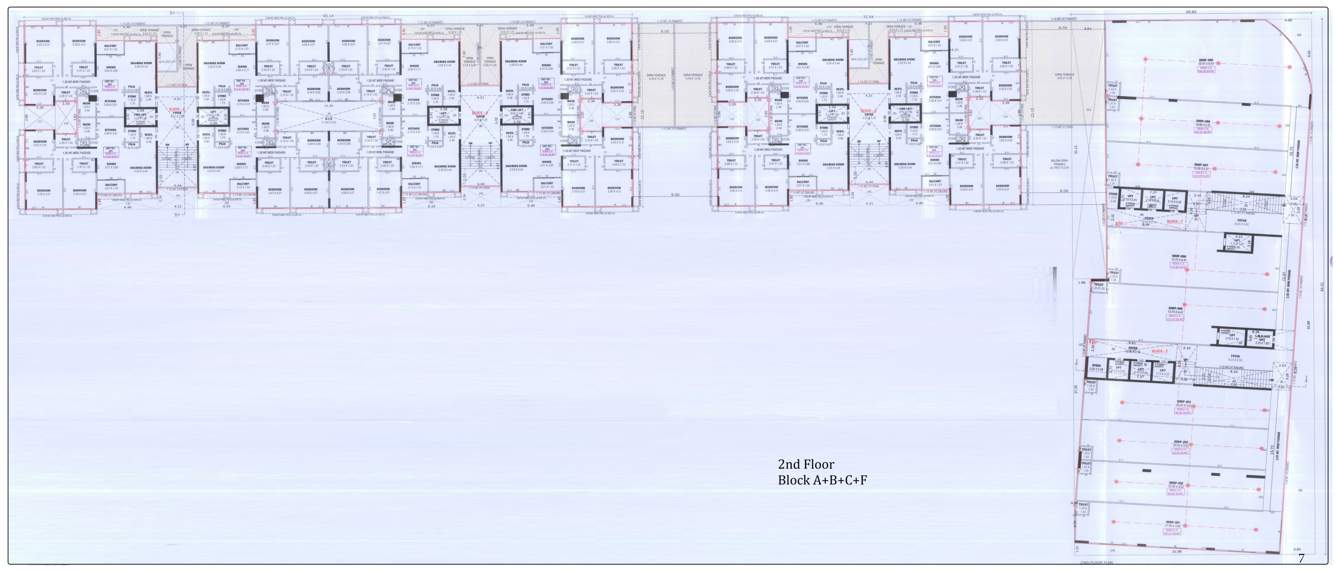  one51 A, B, C, F 2nd Floor Cluster Plan
