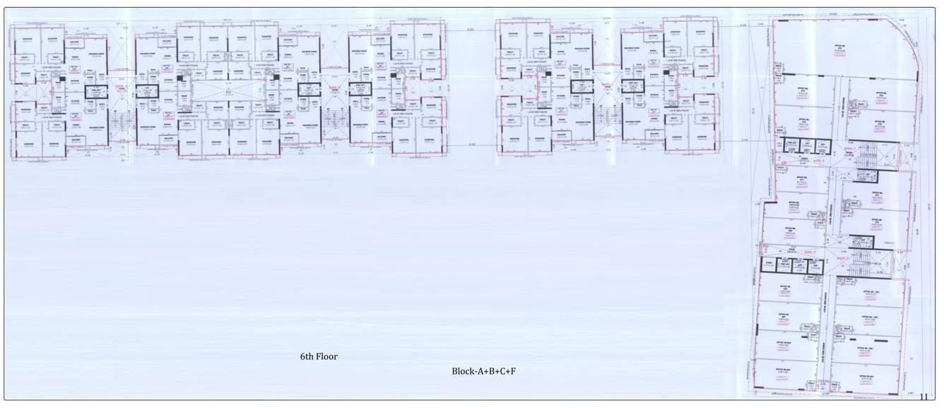  one51 A, B, C, F 6th Floor Cluster Plan