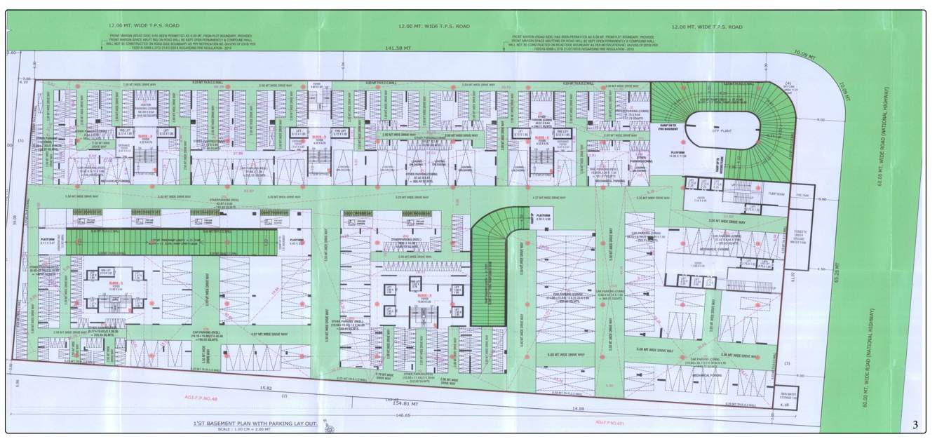  one51 A To E 1st Basement Cluster Plan