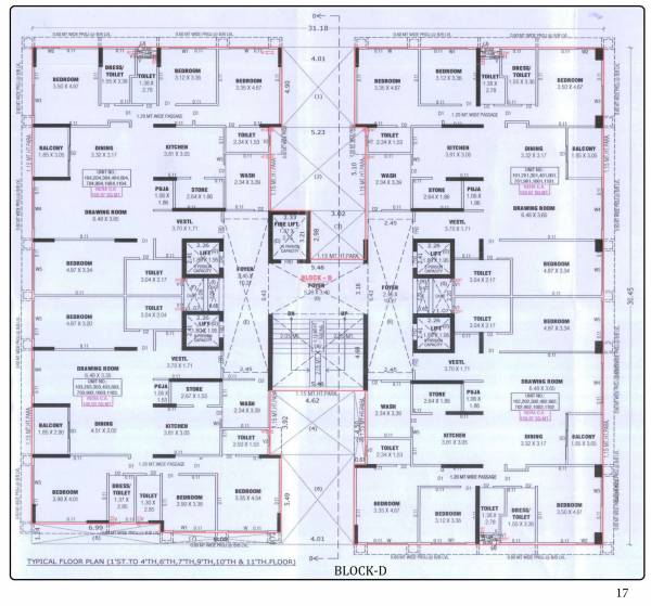  one51 D Cluster Plan From 1st To 11th Floor Except 5th & 8th Floor