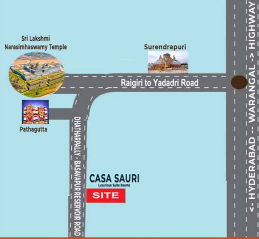  casa sauri Location Plan