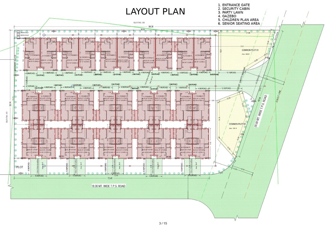  pushpak villa Layout Plan