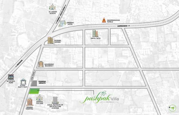  pushpak-villa Location Plan