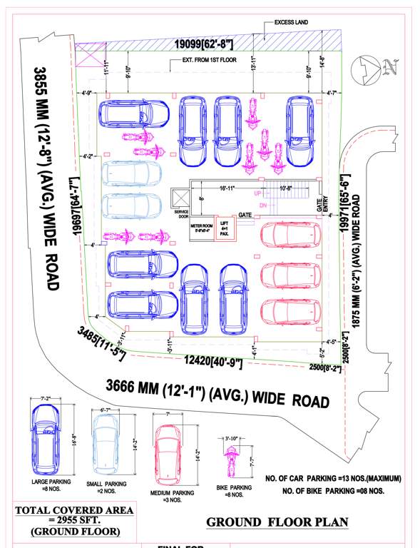  ila apartments Ila Apartments Cluster Plan for ground Floor