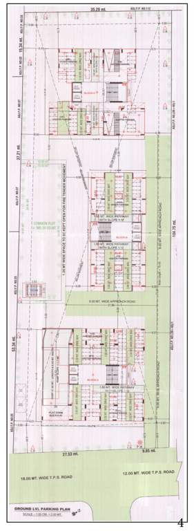  paradise exotica A, B, C Ground Cluster Plan