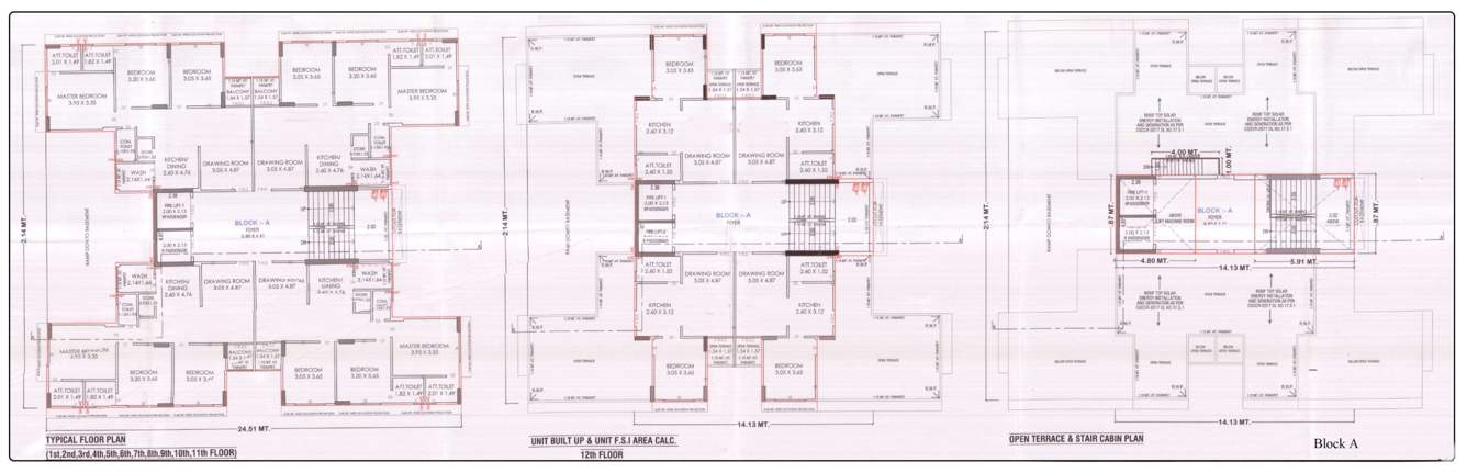  paradise exotica A Typical Cluster Plan