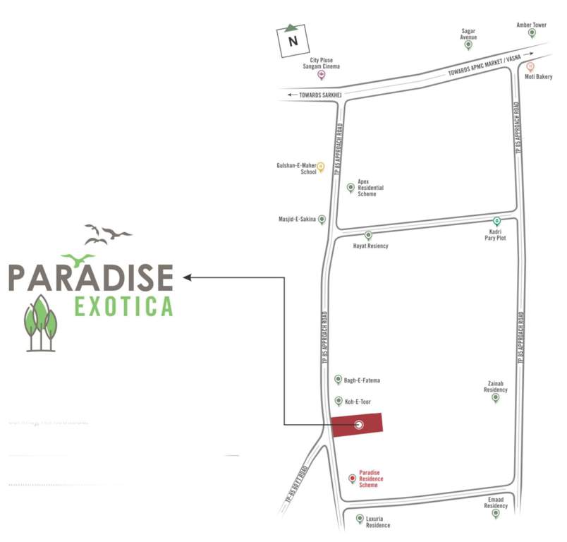  paradise exotica Location Plan