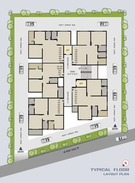  krishna-residency 1 Cluster Plan