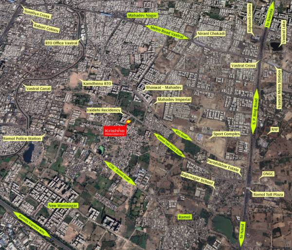  krishna-residency Location Plan