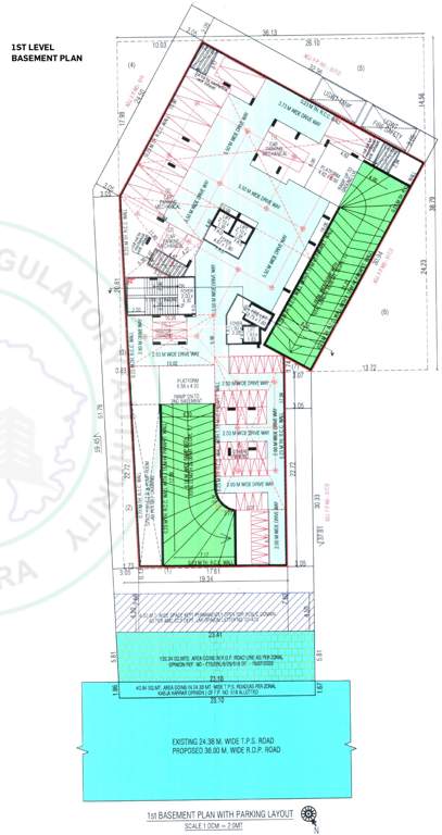 ekaya A Basement 1 Cluster Plan