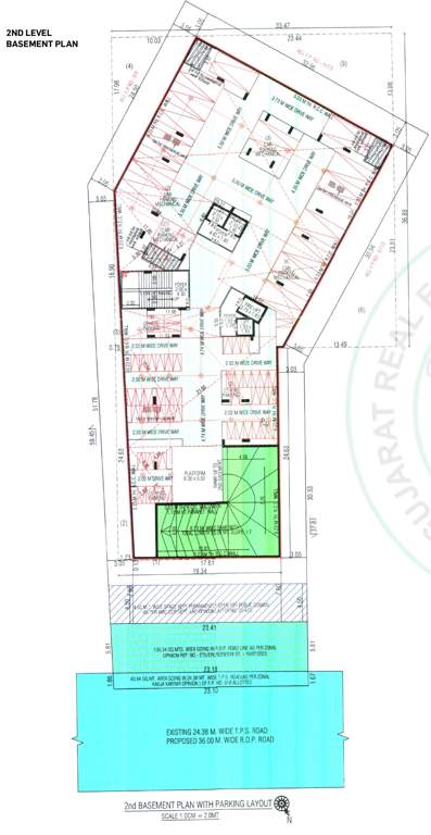  ekaya A Basement 2 Cluster Plan