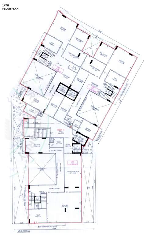  ekaya A Cluster Plan For 14th Floor