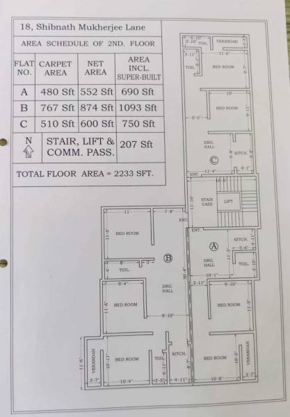  shivam-primus Primus Cluster Plan from 1st to 3rd Floor