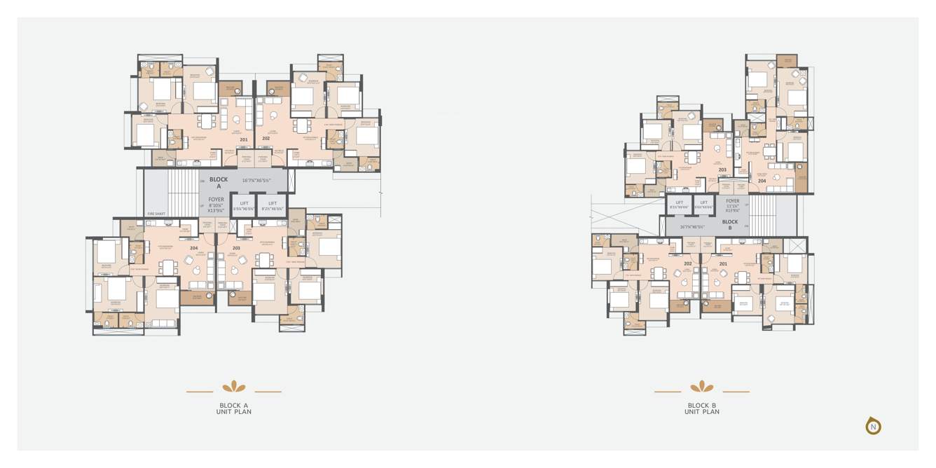  nivasa A & B Cluster Plan