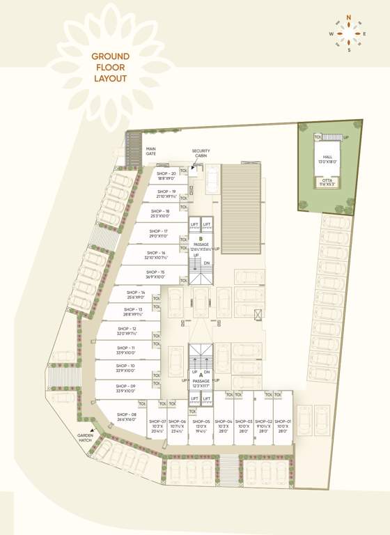  samruddhi sunshine Block A & Block B Cluster Plan