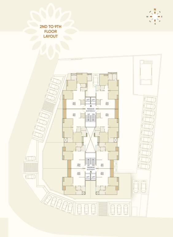  samruddhi sunshine Block A & Block B Cluster Plan